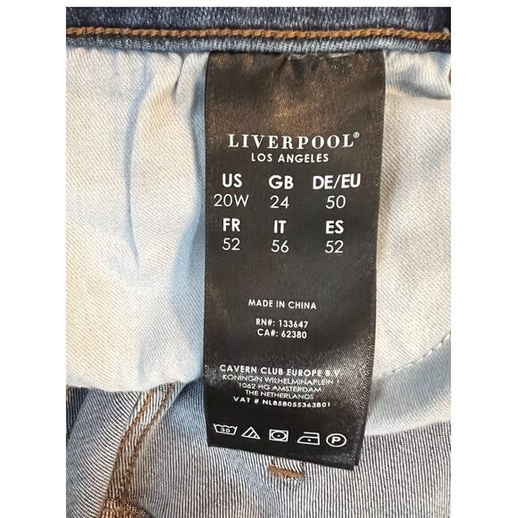 Liverpool Los Angeles The Ankle Skinny Jeans Womens Size 20W - Picture 7 of 8